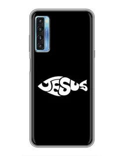 Чехол для TCL 20L с картинкой «Рыба Jesus» Чехол для TCL 20L с картинкой «Рыба Jesus»