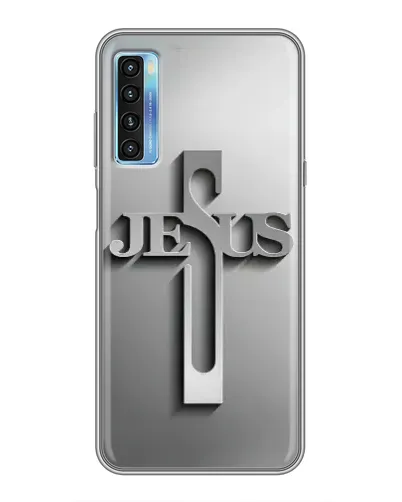 Чехол для TCL 20L с картинкой «Металлический крест Jesus» Чехол для TCL 20L с картинкой «Металлический крест Jesus»