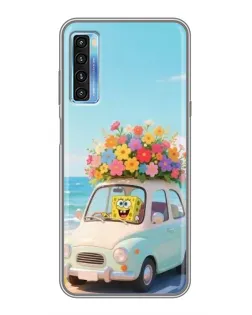 Чехол для TCL 20L с картинкой «Автомобильное путешествие»