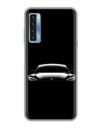 Чехол для TCL 20L с картинкой «Фары Tesla Night» Чехол для TCL 20L с картинкой «Фары Tesla Night»