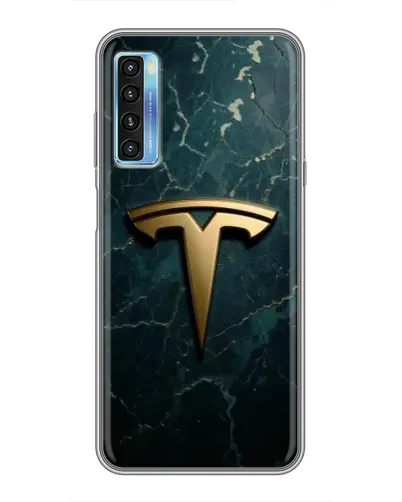 Чехол для TCL 20L с картинкой «Мраморная Tesla Gold» Чехол для TCL 20L с картинкой «Мраморная Tesla Gold»