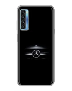 Чохол для TCL 20L з картинкою «Mercedes — абстрактні лінії»