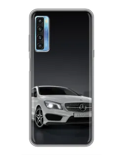 Чохол для TCL 20L з картинкою «Mercedes AMG GT Silver»