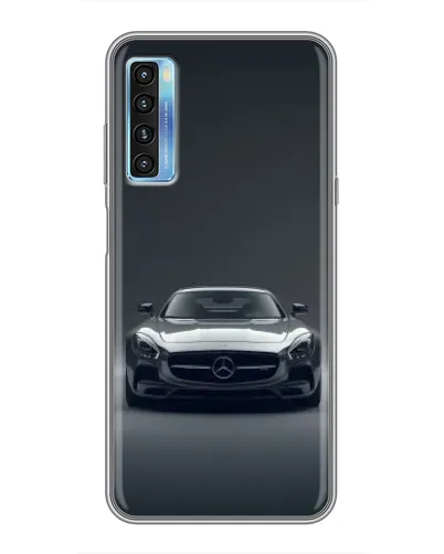 Чохол для TCL 20L з картинкою «Mercedes на чорному»
