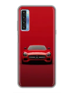 Чохол для TCL 20L з картинкою «Червоний Mercedes AMG»
