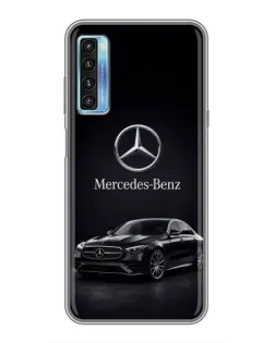Чохол для TCL 20L з картинкою «Mercedes — решітка радіатора»