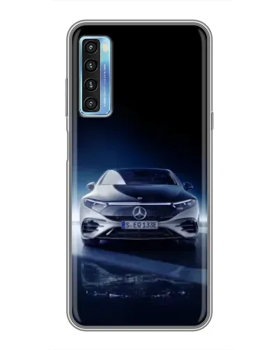 Чохол для TCL 20L з картинкою «Нічний Mercedes EQ»