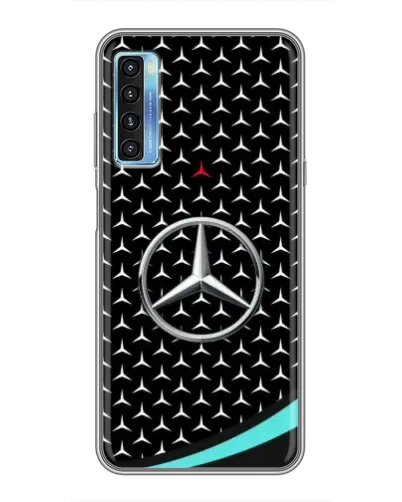 Чохол для TCL 20L з картинкою «Mercedes — бірюзовий акцент»