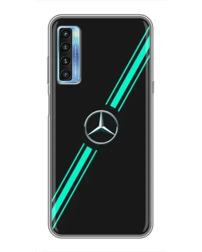 Чехол для TCL 20L с картинкой «Спортивные линии Mercedes» Чехол для TCL 20L с картинкой «Спортивные линии Mercedes»