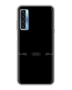 Чохол для TCL 20L з картинкою «Audi — світловий підпис»
