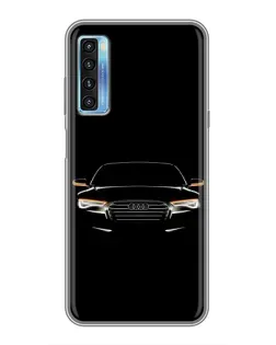 Чохол для TCL 20L з картинкою «Audi — нічний контур»