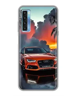 Чохол для TCL 20L з картинкою «Audi — захід сонця»