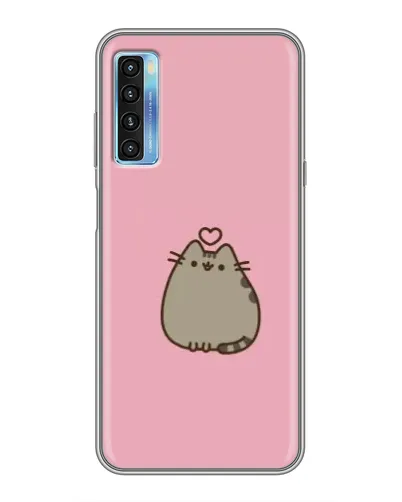 Чехол для TCL 20L с картинкой «Pusheen сердце» Чехол для TCL 20L с картинкой «Pusheen сердце»