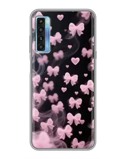 Чехол для TCL 20L с картинкой «Неоновое кружево»