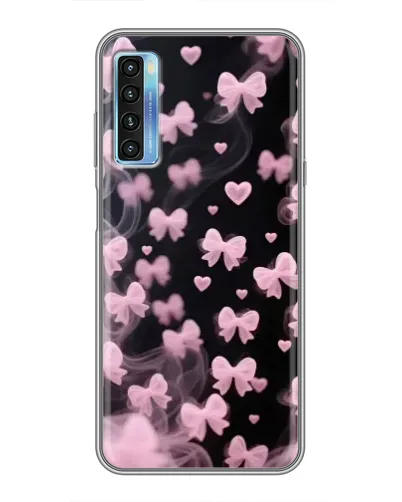 Чехол для TCL 20L с картинкой «Неоновое кружево»