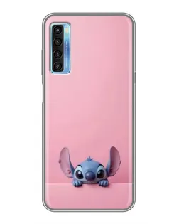 Чехол для TCL 20L с картинкой «Stitch выглядывает»