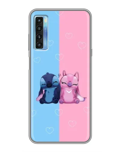 Чехол для TCL 20L с картинкой «Stitch и Angel Love» Чехол для TCL 20L с картинкой «Stitch и Angel Love»