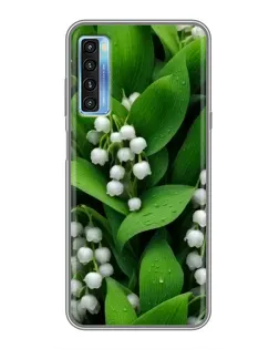 Чехол для TCL 20L с картинкой «Ландыши в зелени»