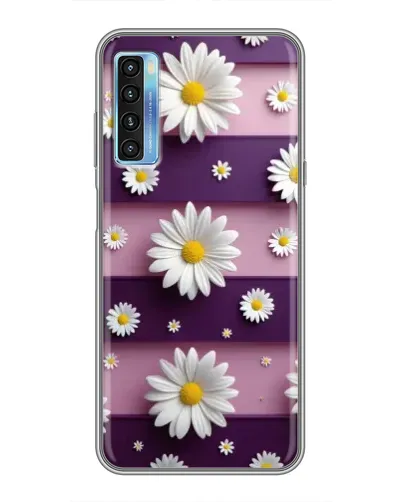 Чехол для TCL 20L с картинкой «Ромашки на фиолетовом» Чехол для TCL 20L с картинкой «Ромашки на фиолетовом»