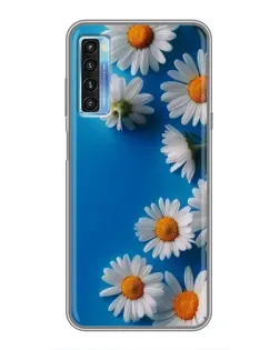 Чехол для TCL 20L с картинкой «Белоснежные маргаритки»