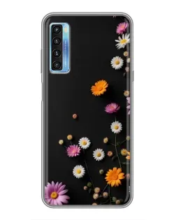 Чехол для TCL 20L с картинкой «Цветочная композиция»