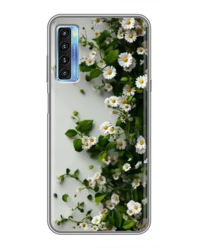Чехол для TCL 20L с картинкой «Ветка мелких белых цветов» Чехол для TCL 20L с картинкой «Ветка мелких белых цветов»