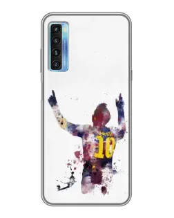 Чехол для TCL 20L с картинкой «Акварельный Месси Барселона» Чехол для TCL 20L с картинкой «Акварельный Месси Барселона»