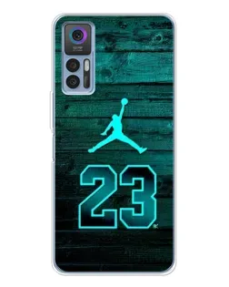 Чехол для TCL 30 Plus с картинкой «Jordan Cyan 23» Чехол для TCL 30 Plus с картинкой «Jordan Cyan 23»