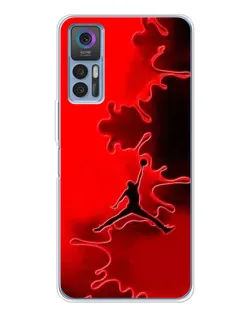 Чехол для TCL 30 Plus с картинкой «Jordan Red Smoke» Чехол для TCL 30 Plus с картинкой «Jordan Red Smoke»