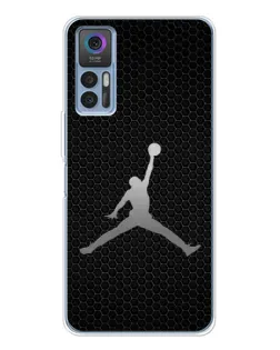 Чехол для TCL 30 Plus с картинкой «Jordan Dark Carbon» Чехол для TCL 30 Plus с картинкой «Jordan Dark Carbon»
