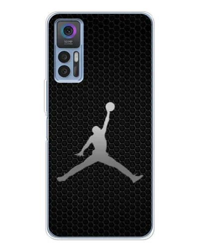 Чехол для TCL 30 Plus с картинкой «Jordan Dark Carbon»