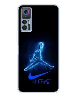 Чехол для TCL 30 Plus с картинкой «Jordan Neon Blue» Чехол для TCL 30 Plus с картинкой «Jordan Neon Blue»
