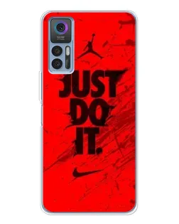 Чехол для TCL 30 Plus с картинкой «Nike Just Do It» Чехол для TCL 30 Plus с картинкой «Nike Just Do It»