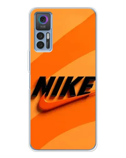Чехол для TCL 30 Plus с картинкой «Оранжевый драйв Nike»