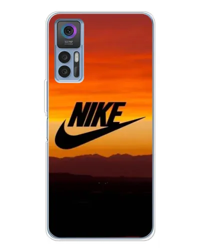 Чехол для TCL 30 Plus с картинкой «Nike — вечерний горизонт»