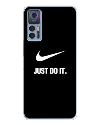 Чехол для TCL 30 Plus с картинкой «Классический принт Nike»