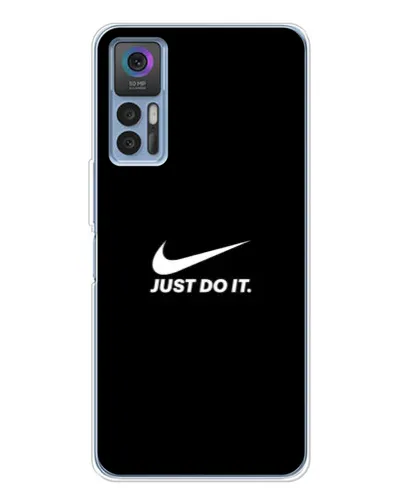 Чехол для TCL 30 Plus с картинкой «Минимализм от Nike»
