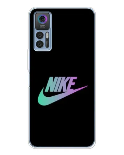 Чехол для TCL 30 Plus с картинкой «Nike — городская ночь»