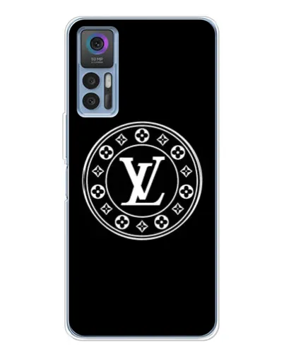 Чехол для TCL 30 Plus с картинкой «LV — печать стиля»