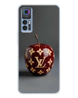 Чехол для TCL 30 Plus с картинкой «Красное яблоко LV»