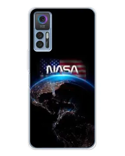 Чехол для TCL 30 Plus с картинкой «Земля из космоса NASA»