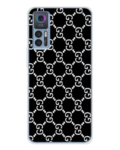 Чехол для TCL 30 Plus с картинкой «Gucci — сетчатый паттерн» Чехол для TCL 30 Plus с картинкой «Gucci — сетчатый паттерн»