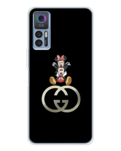 Чехол для TCL 30 Plus с картинкой «Минни Маус на лого» Чехол для TCL 30 Plus с картинкой «Минни Маус на лого»