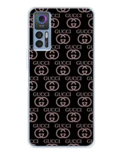 Чехол для TCL 30 Plus с картинкой «Классическая монограмма Gucci»