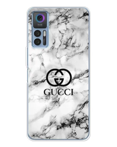 Чехол для TCL 30 Plus с картинкой «Gucci — мраморный шик» Чехол для TCL 30 Plus с картинкой «Gucci — мраморный шик»