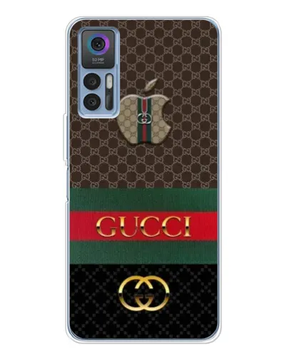 Чехол для TCL 30 Plus с картинкой «Gucci — брендированный десерт» Чехол для TCL 30 Plus с картинкой «Gucci — брендированный десерт»
