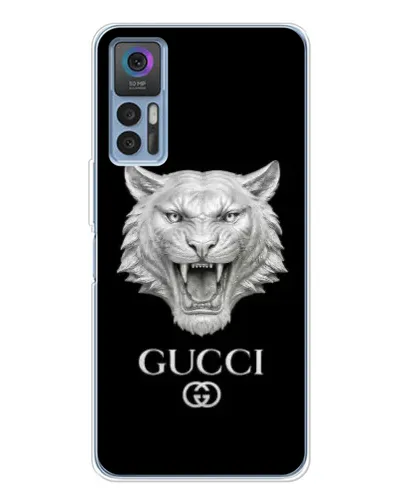 Чохол для TCL 30 Plus з картинкою «Gucci — срібний лев» Чохол для TCL 30 Plus з картинкою «Gucci — срібний лев»