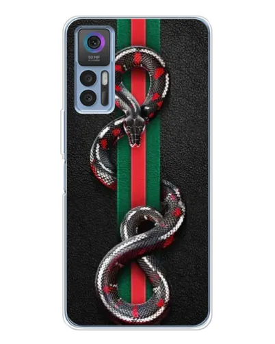 Чохол для TCL 30 Plus з картинкою «Gucci — змія на смузі» Чохол для TCL 30 Plus з картинкою «Gucci — змія на смузі»