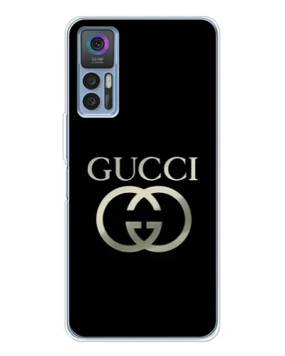 Чохол для TCL 30 Plus з картинкою «Gucci — золото на чорному» Чохол для TCL 30 Plus з картинкою «Gucci — золото на чорному»