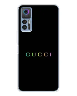 Чохол для TCL 30 Plus з картинкою «Gucci — неоновий мінімалізм»